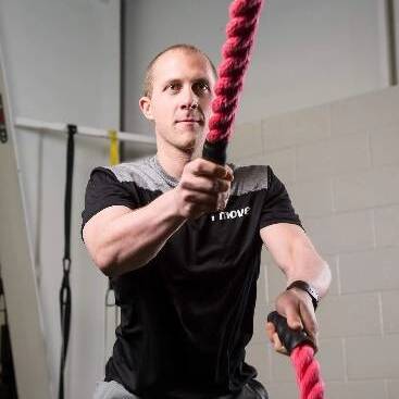 man exercising